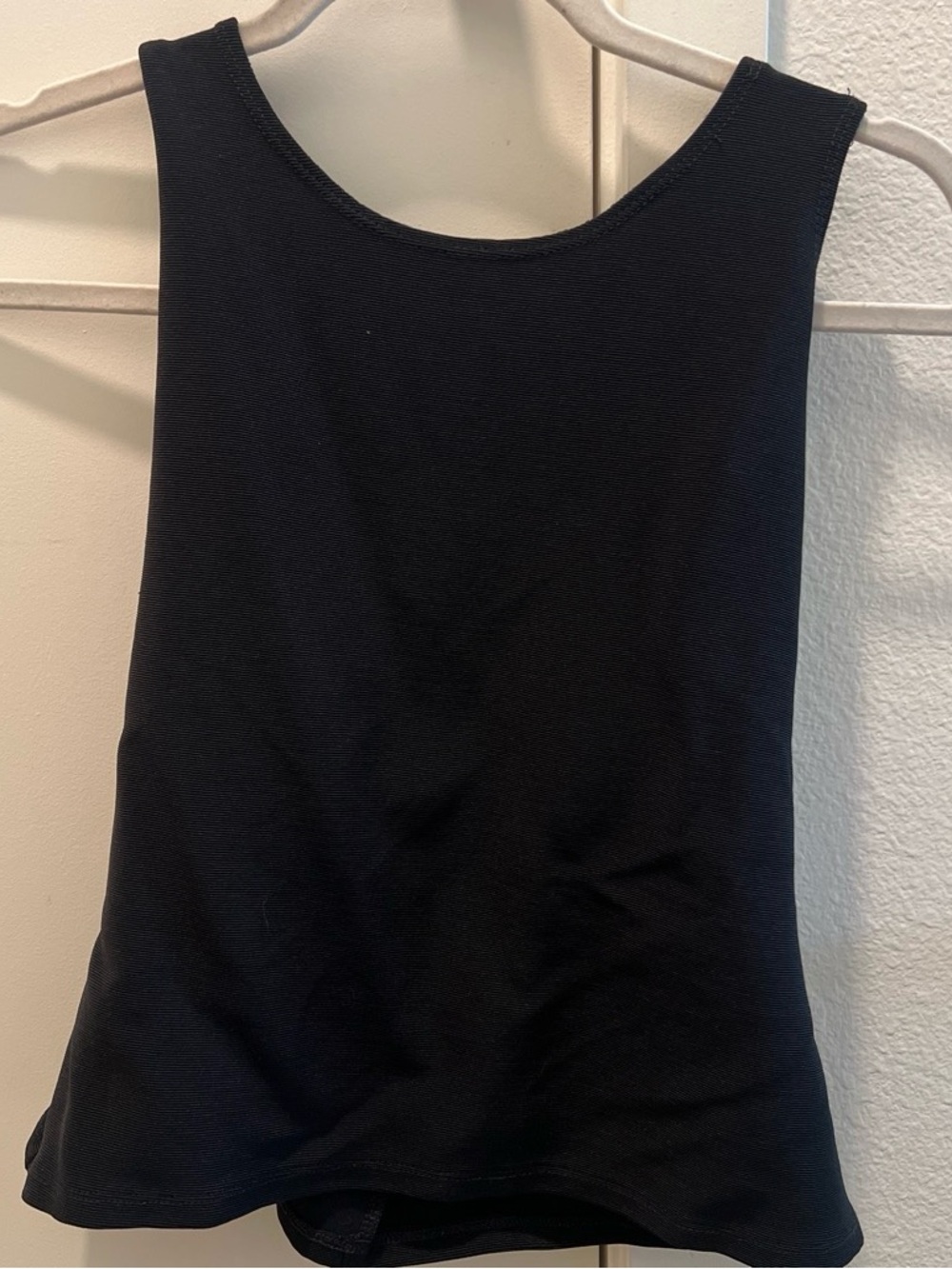 Anne Klein Black Scoop Neck Tank Top